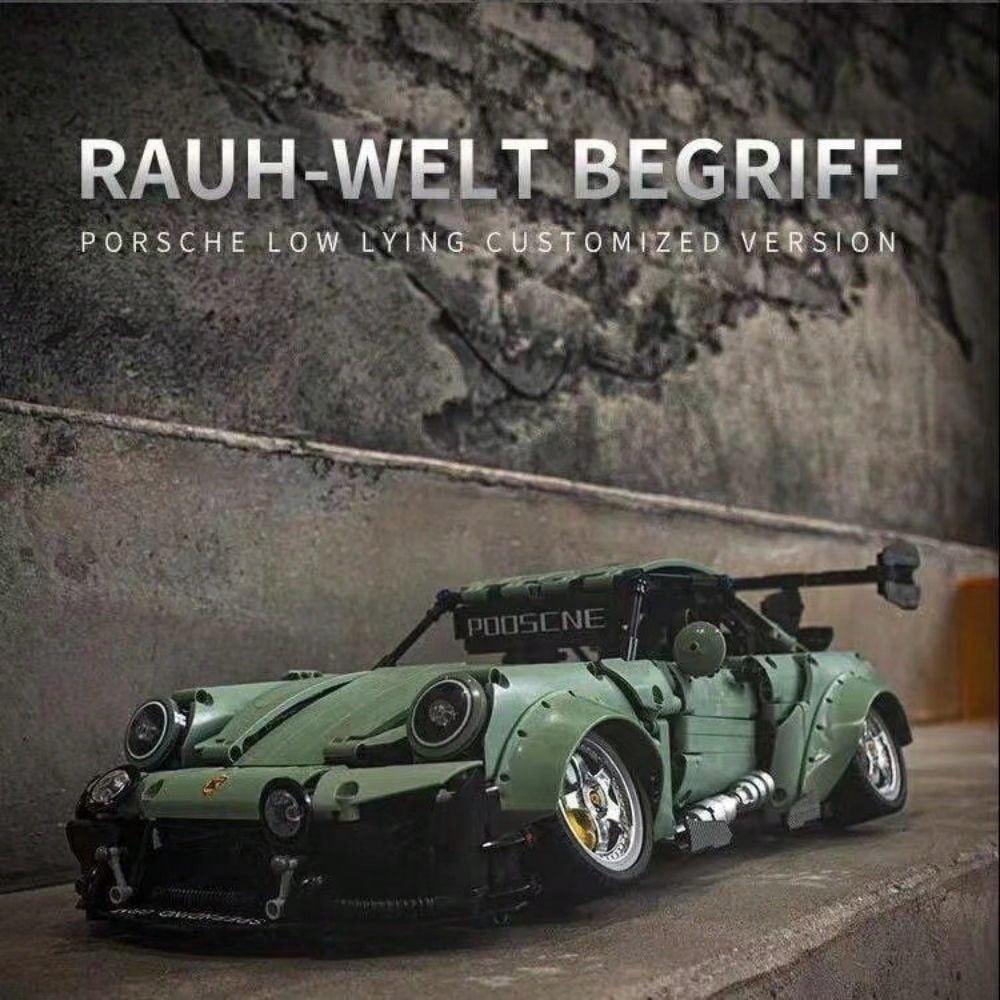 1:10 Porsche 964 Supercar Model Building Set - C4