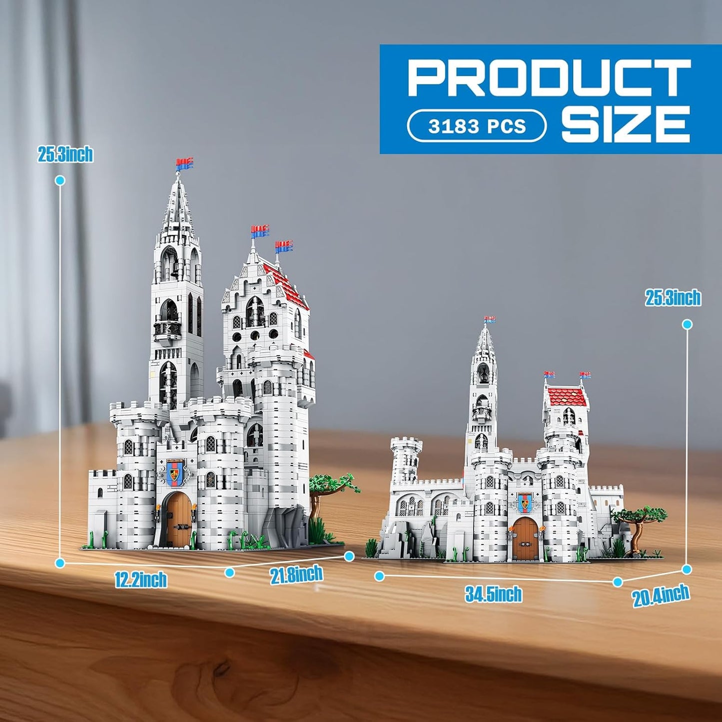 King's Castle Adult Building Block Model Set - Z11