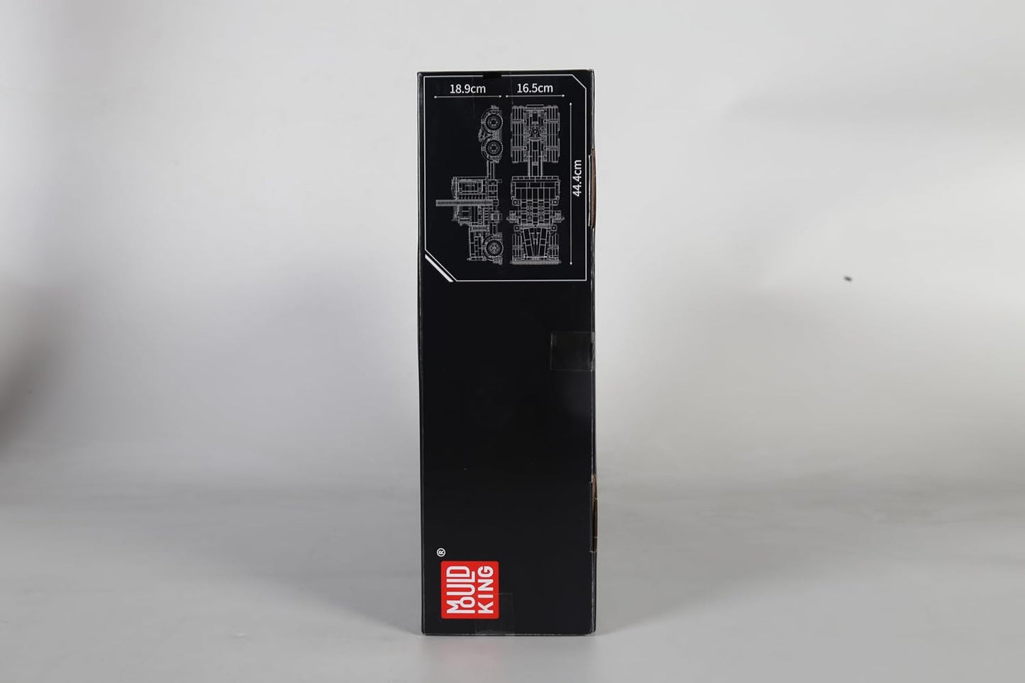 Mould King 10037 Technique US Truck The Black Monster Model, Creativity Technology Sports Car Kit, Exhibit for Collectors (1797 pcs)-C23