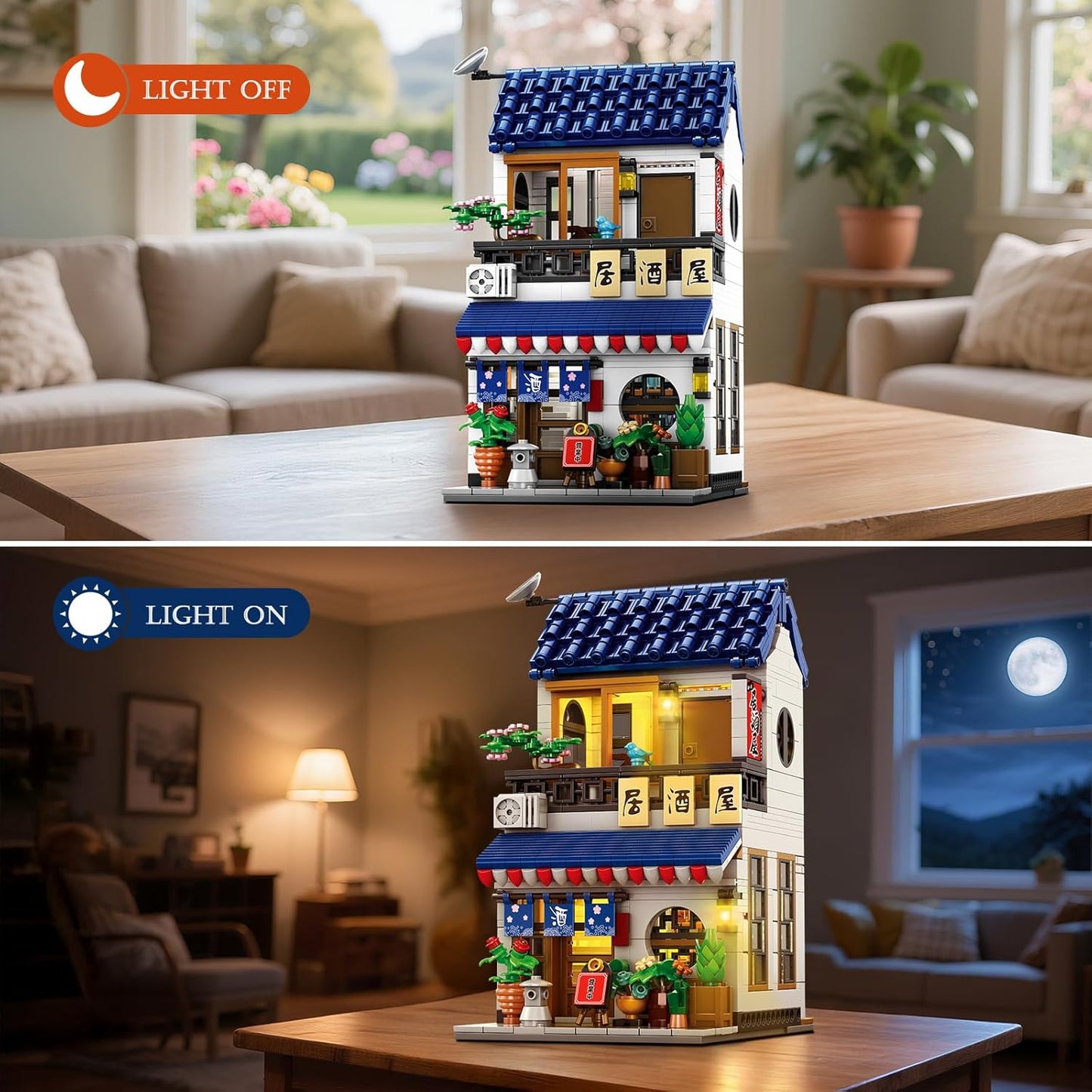 Japanese Izakaya Shop Building Block Model - Z14