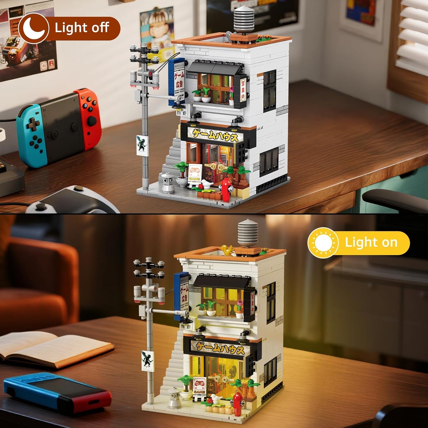 Japanese game store building block model - Z13