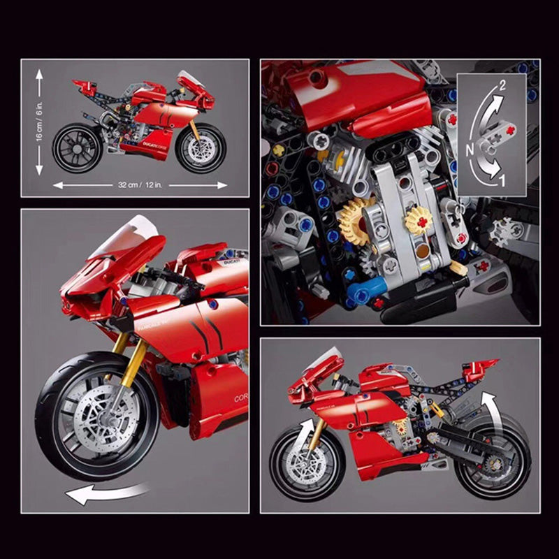 Ducati Panigale V4 R Motorcycle Building Blocks - M20