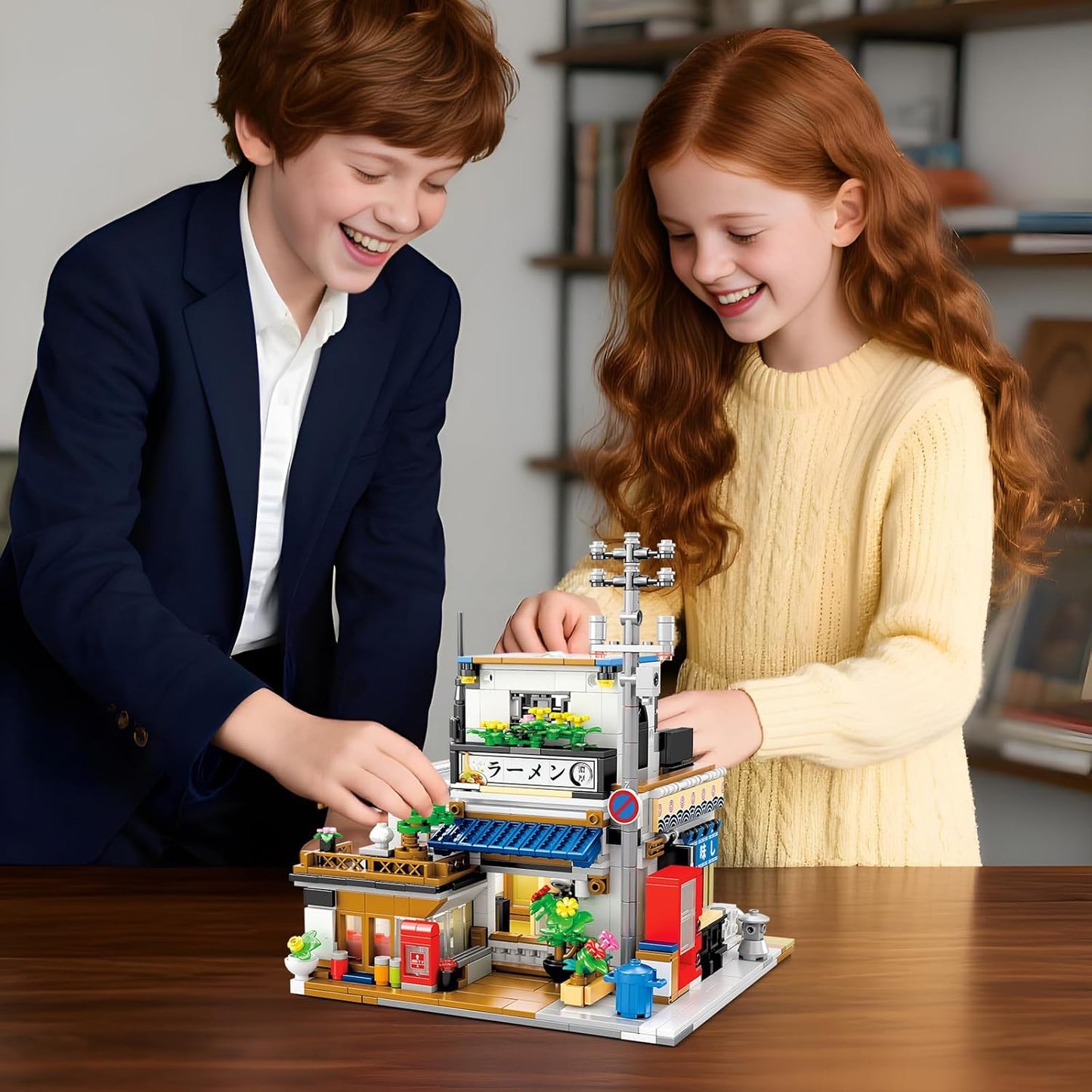 Japanese Ramen Shop Building Block Model Kit - Z12