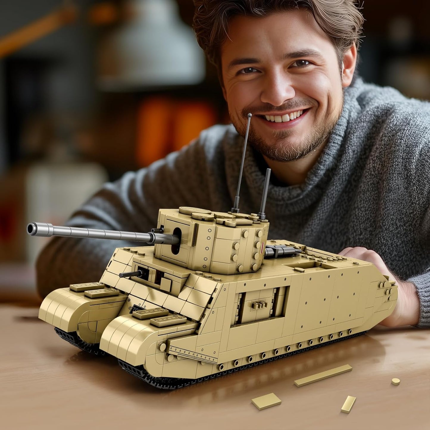 TOG2 WWII British Armed Tank Building Block Set - T1