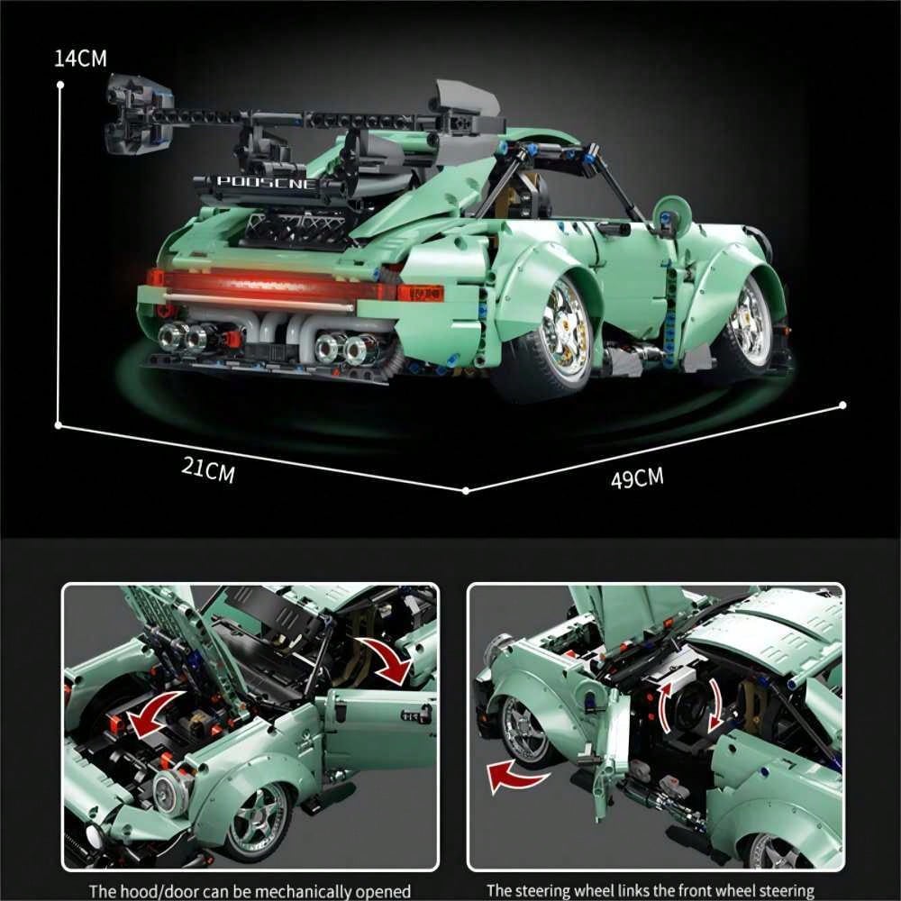 1:10 Porsche 964 Supercar Model Building Set - C4