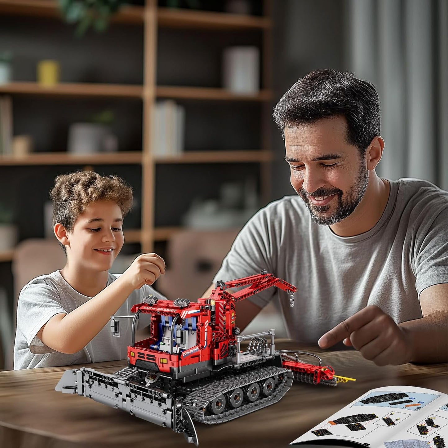 Remote Control Snow Beautician Building Block Model Set - G14