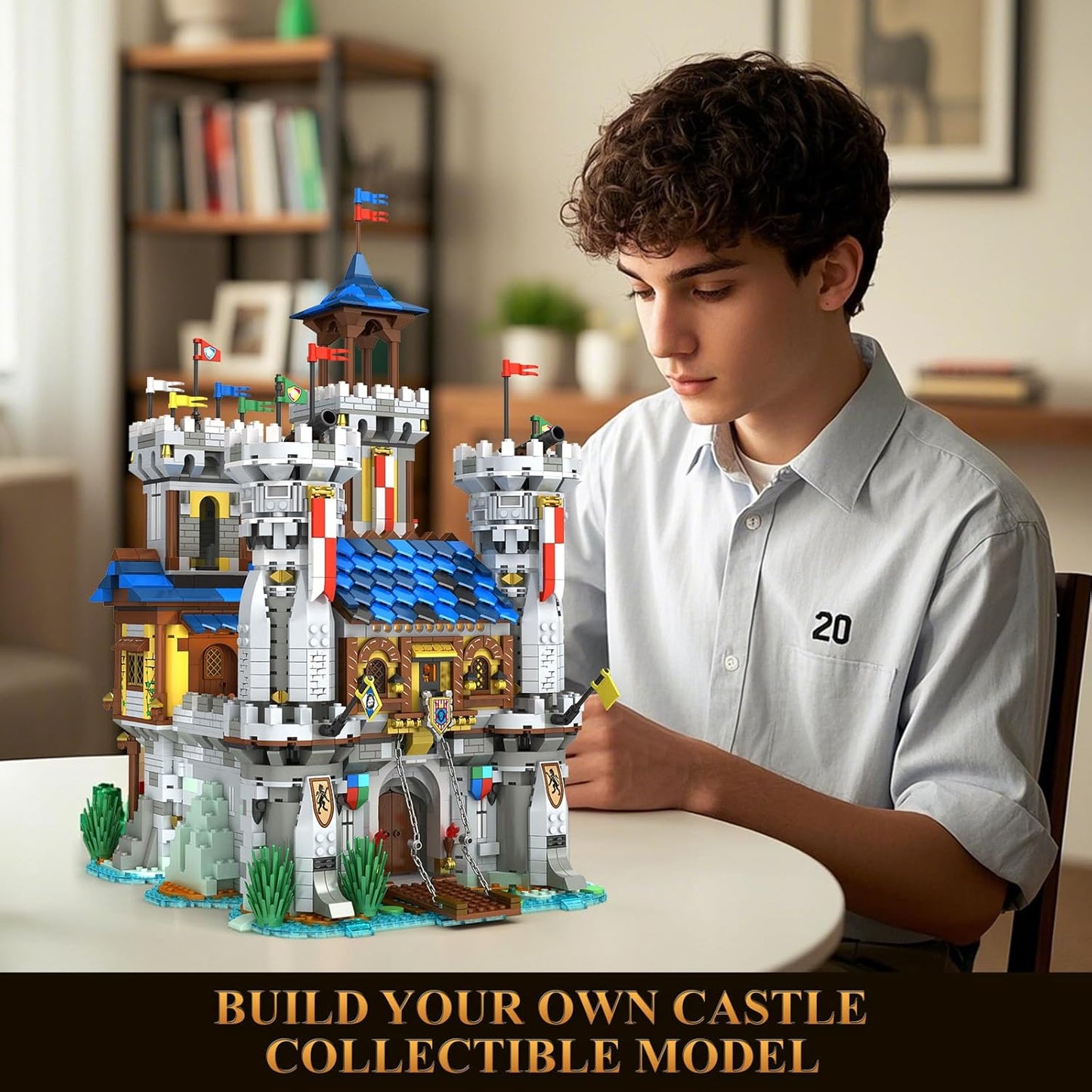 Exquisite castle building block model - Z03