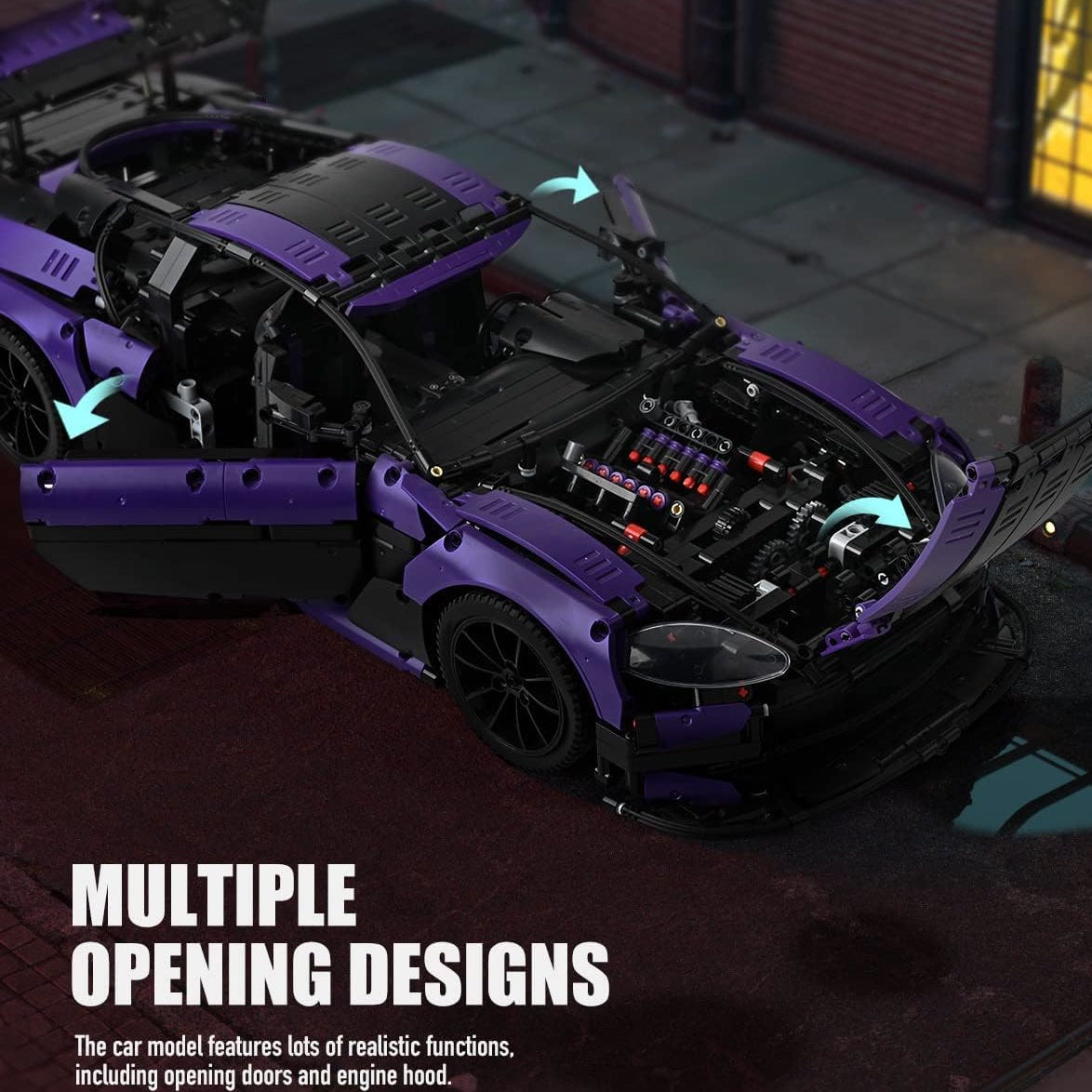 Aston Martin GT3 Champion Speed Car Building Block Model - C10