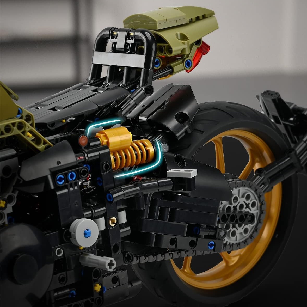 Motorcycle building blocks Green Goblin-M11