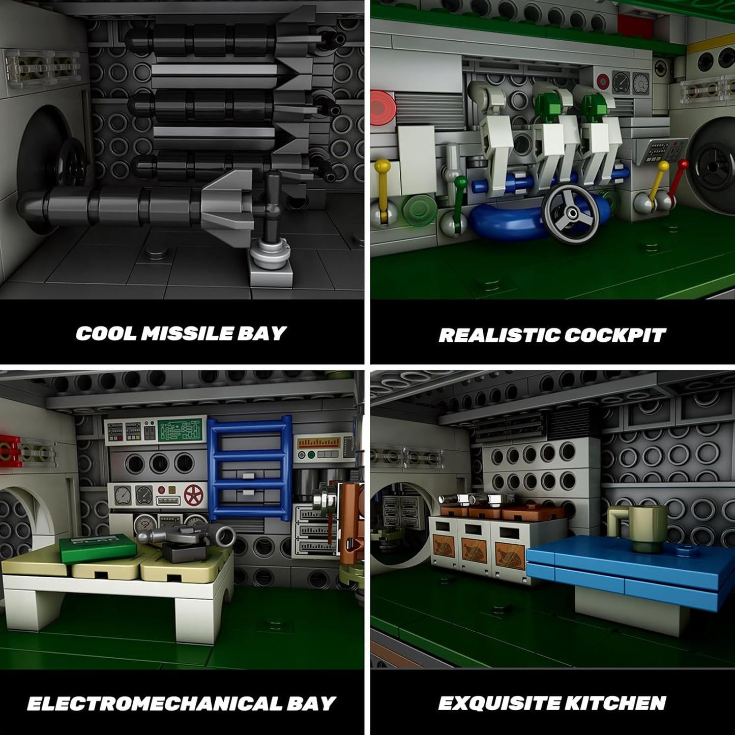 U-Boat Military Submarine Building Block Model Set - S9