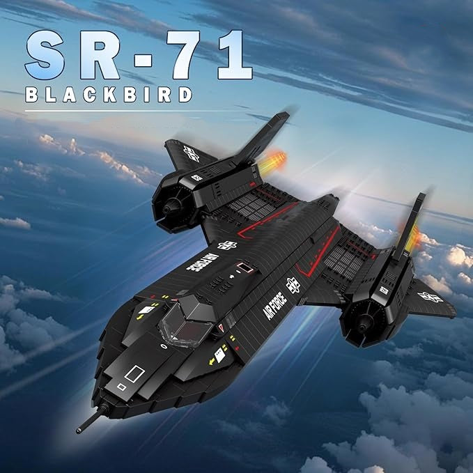 SR-71 Blackbird Reconnaissance Fighter Assembly Set - A4