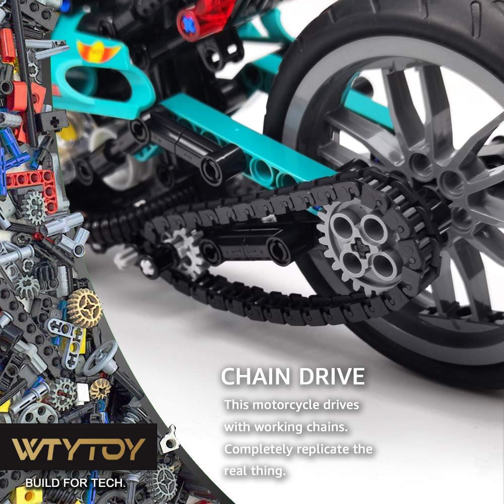 Harley Coffee Rider Motorcycle Building Blocks - M14