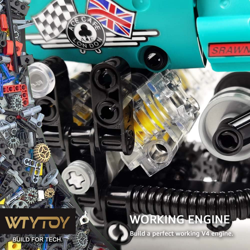 Harley Coffee Rider Motorcycle Building Blocks - M14