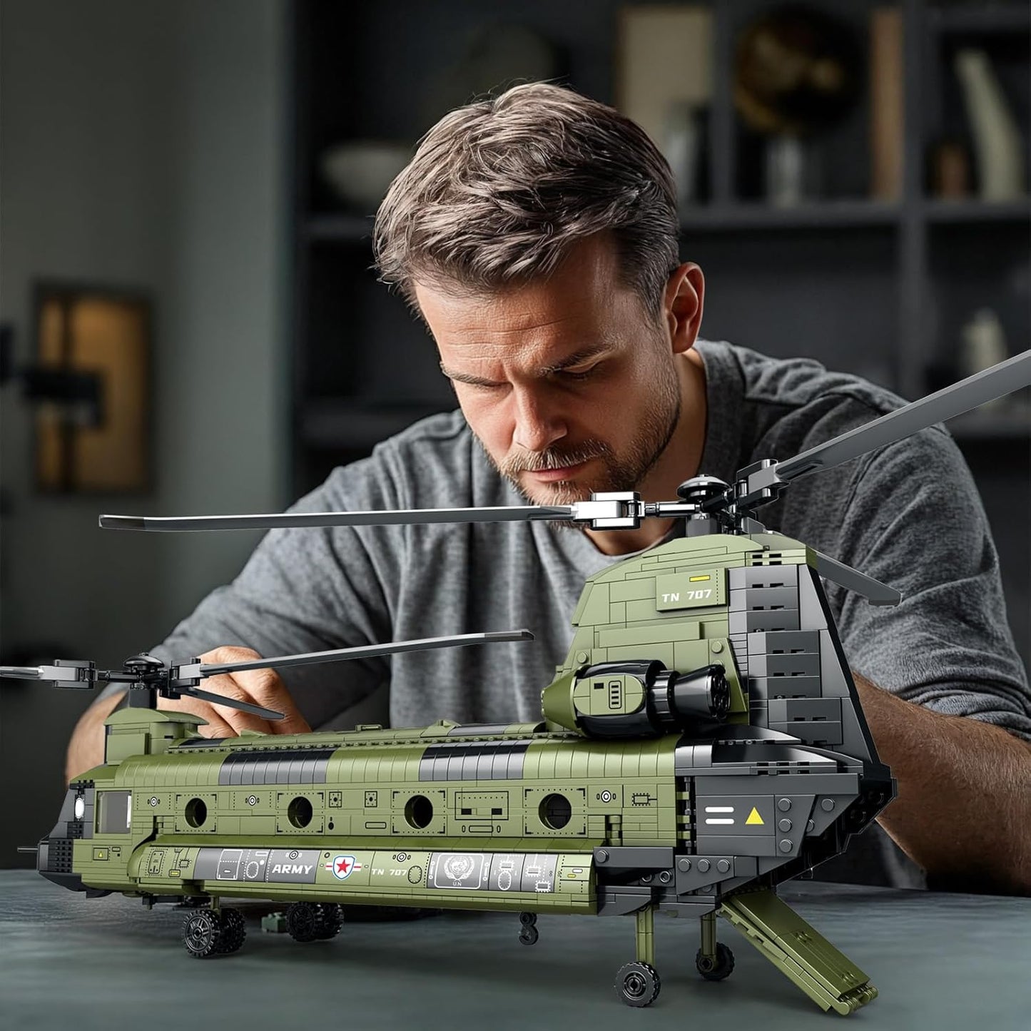 CH-47 Military Helicopter Toy Aircraft Model Kit - A5