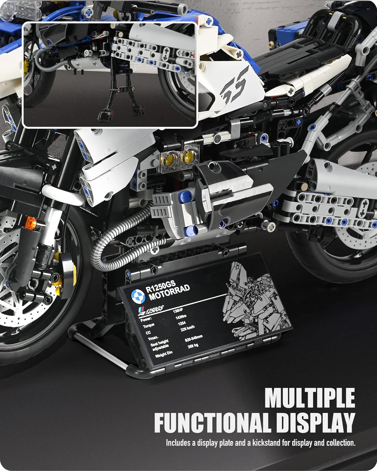 Brand new 1:5 scale R1250 GS motorcycle block model-M4