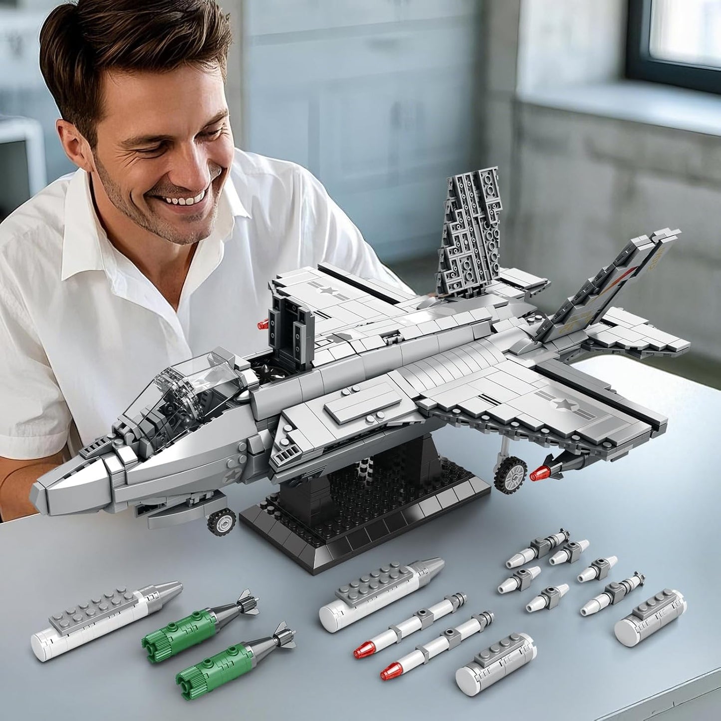 F-35 Lightning II Joint Strike Fighter Aircraft Toy Model-A9