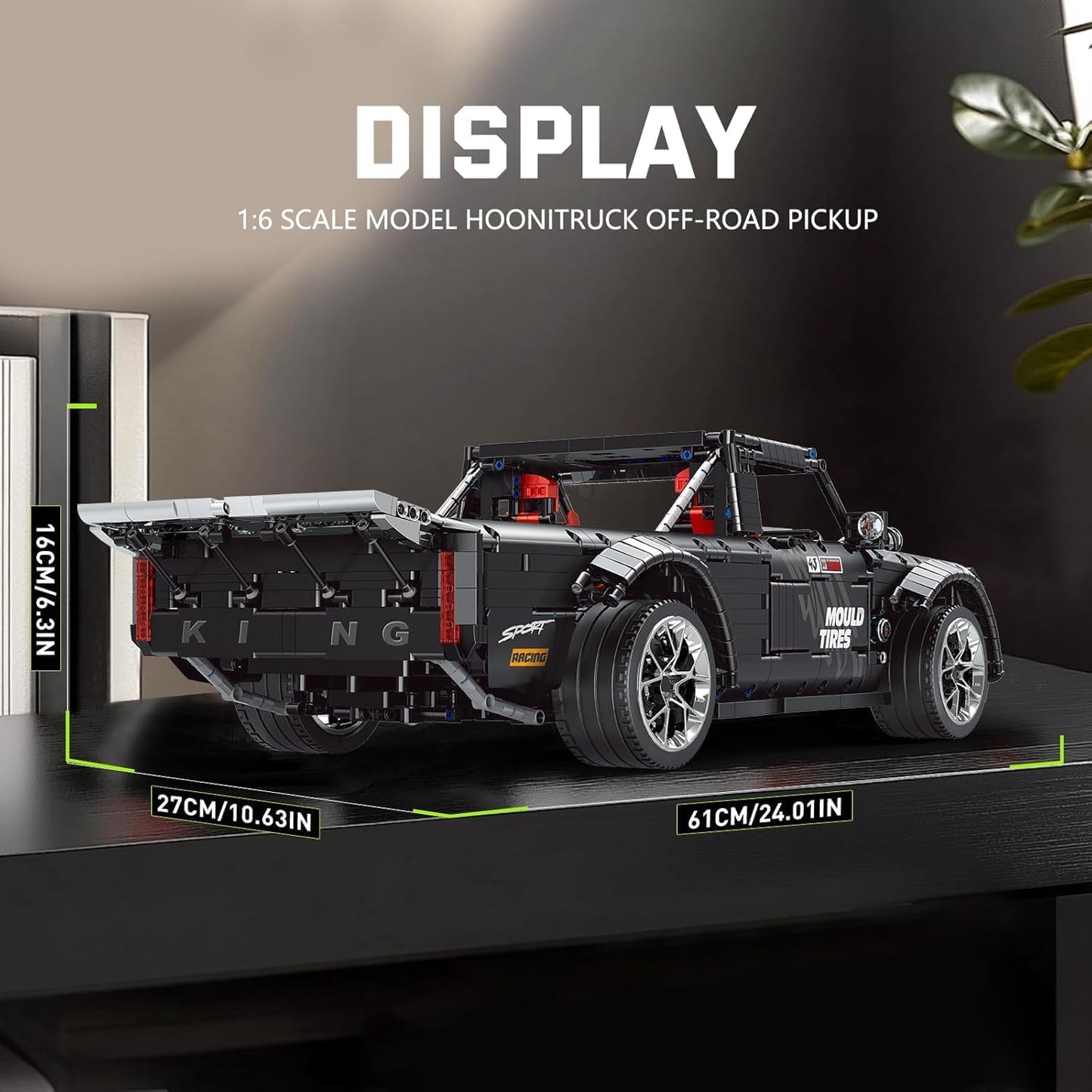 Pickup Truck Block Kits Model, MOC Building Blocks Set to Build-C22