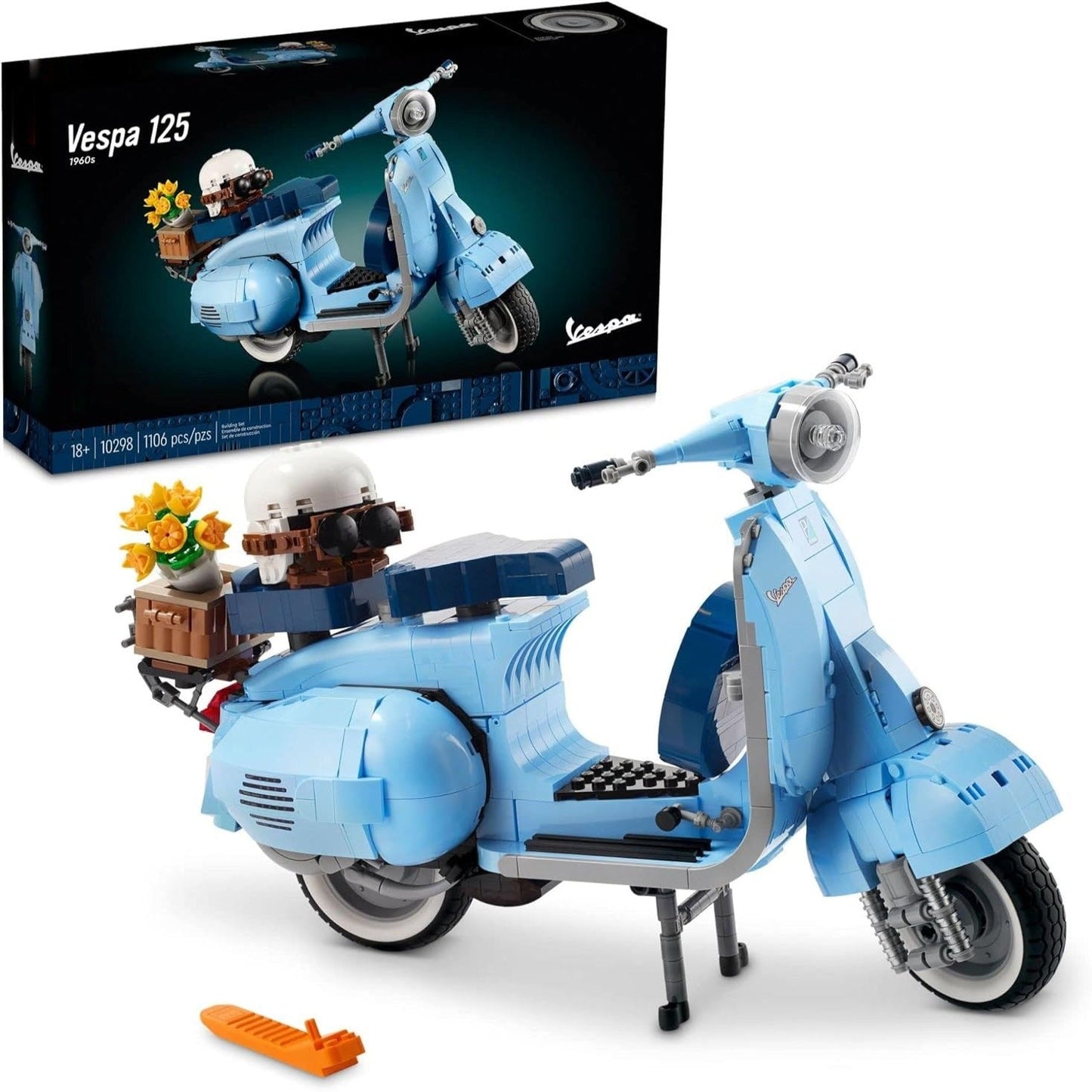 Adult advanced building blocks Vespa125-M6