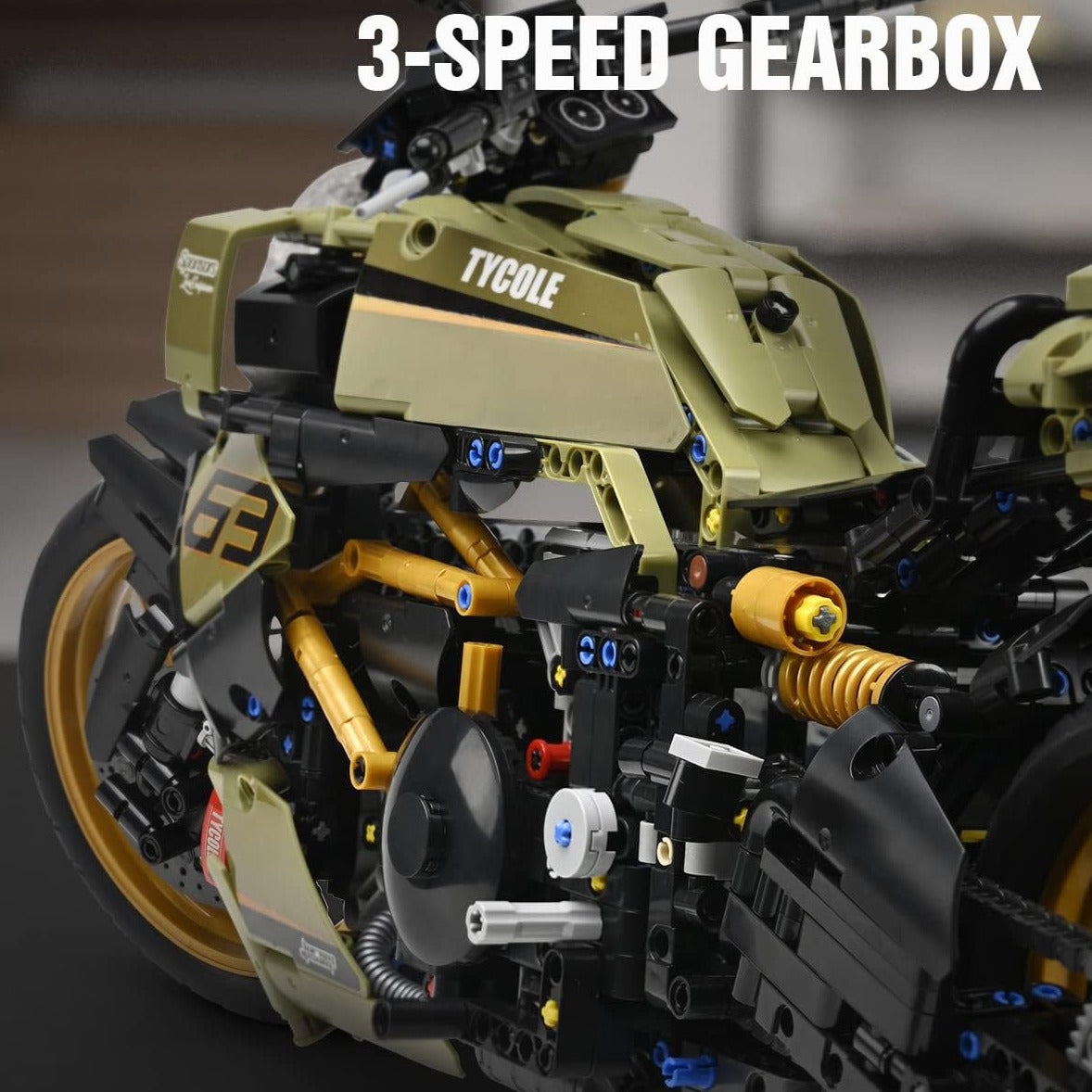 Motorcycle building blocks Green Goblin-M11