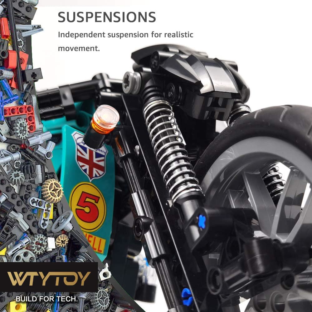 Harley Coffee Rider Motorcycle Building Blocks - M14