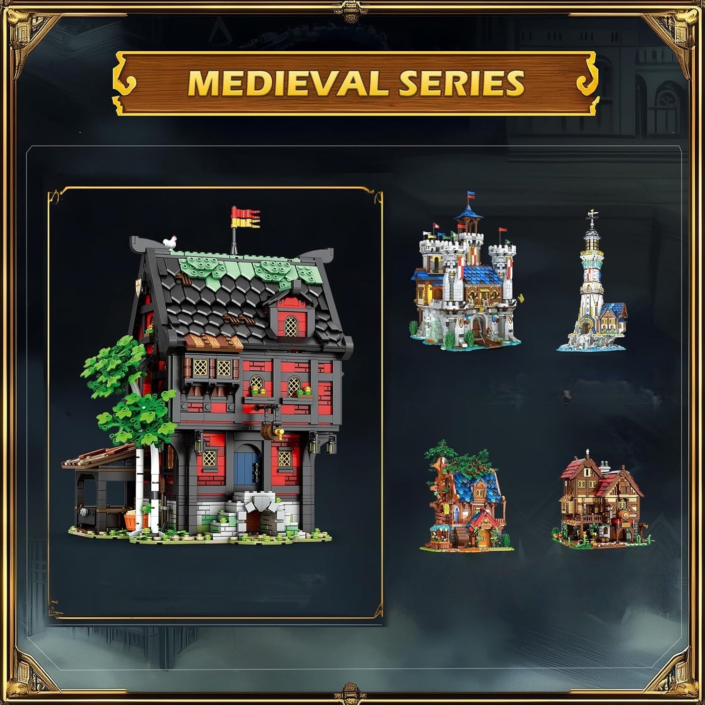Medieval Inn Building Block Model Set - Z17