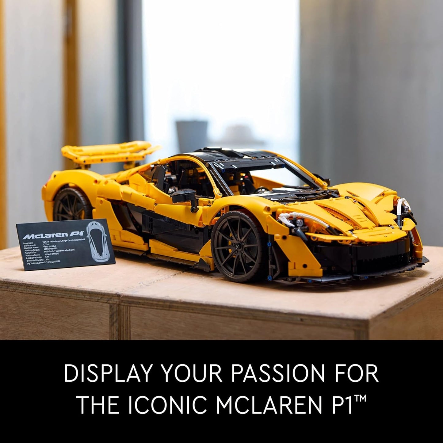 1:8 scale McLaren P1 adult scale model car - C19