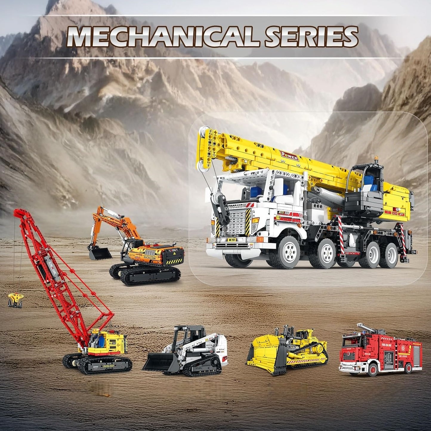 Mechanical Engineering Crane Building Block Set - G1