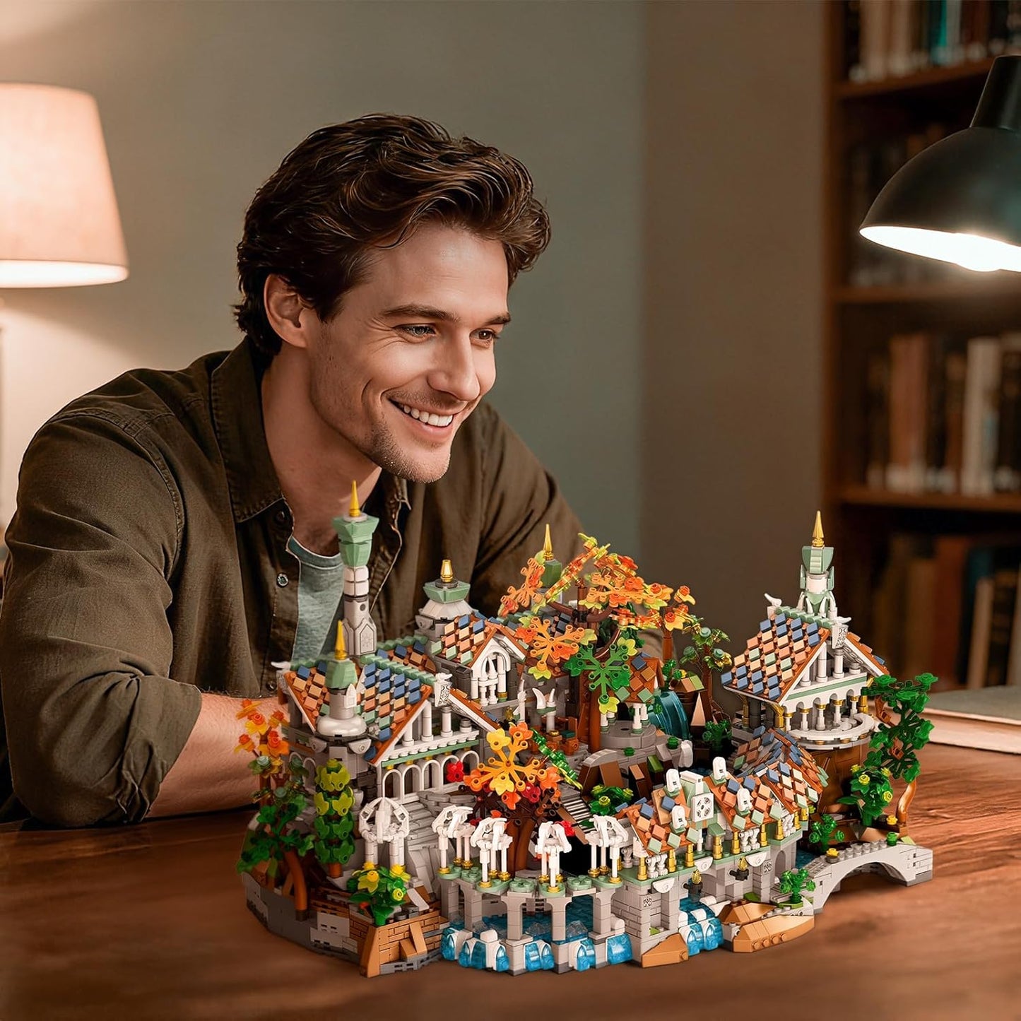 Medieval Valley City Building Block Model Set - Z15