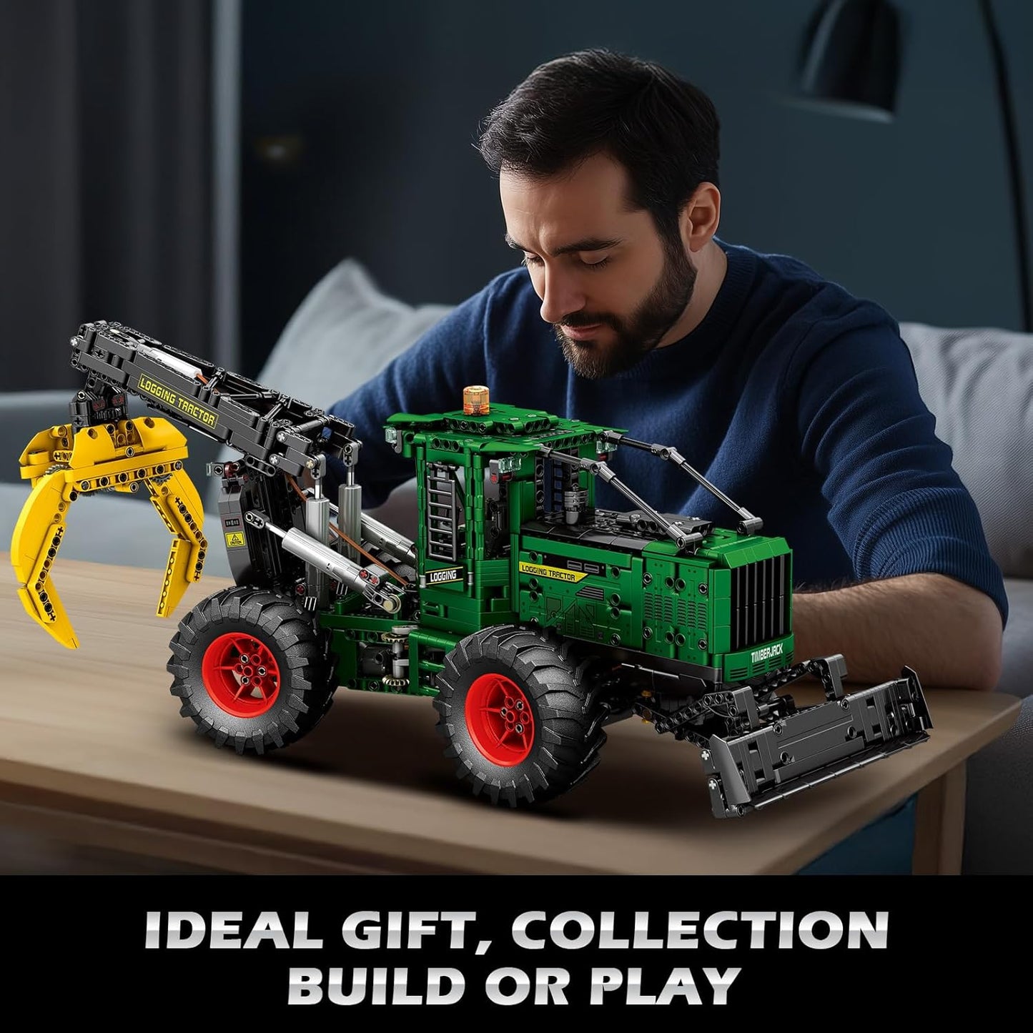 RC Sliding Tractor Construction Vehicle Building Block Model Kit - G18
