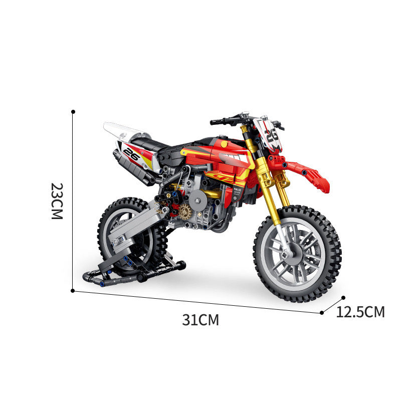 Motorcycle V4 Model Building Set - M8