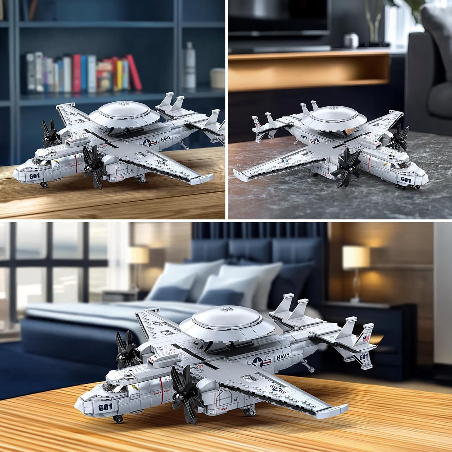 E-2 "Hawkeye" Military Aircraft Assembly Kit - A14