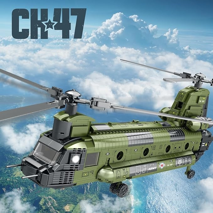 CH-47 Military Helicopter Toy Aircraft Model Kit - A5