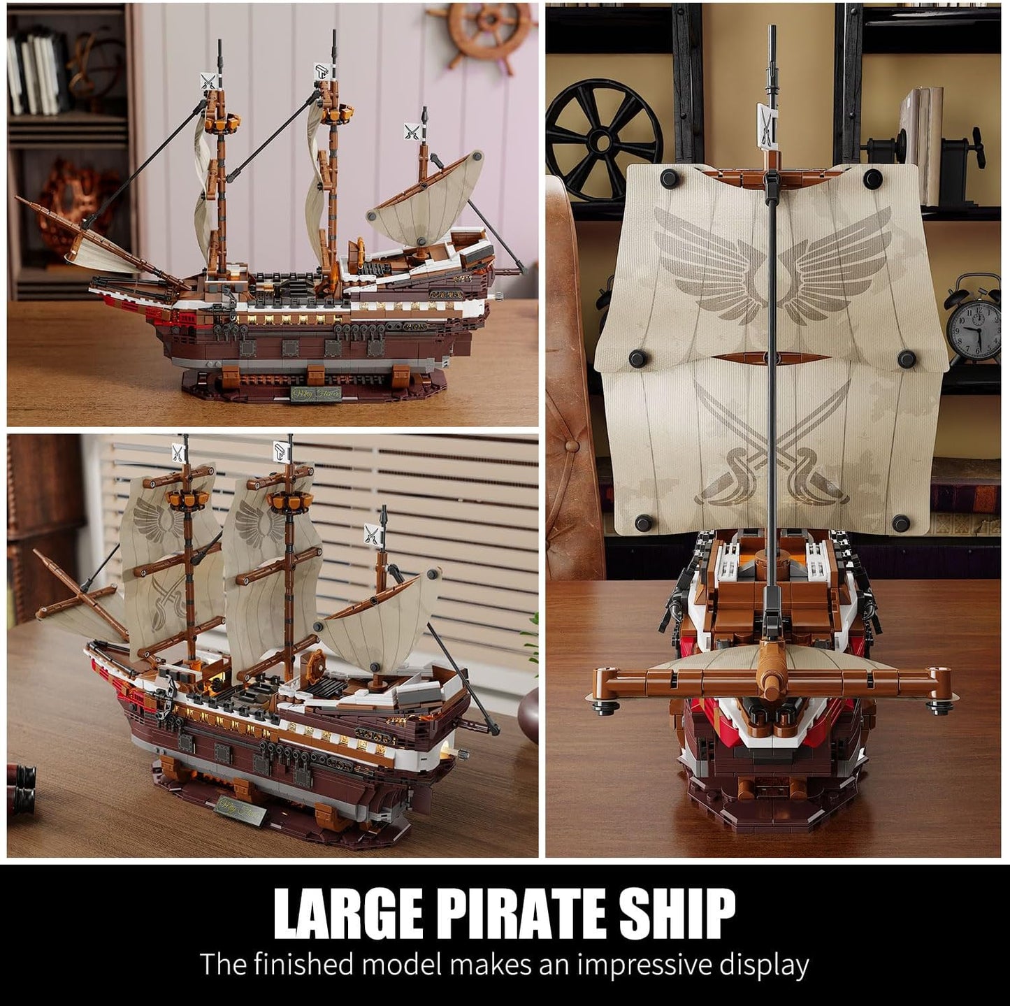 Mayflower Pirate Ship Building Block Set - S12