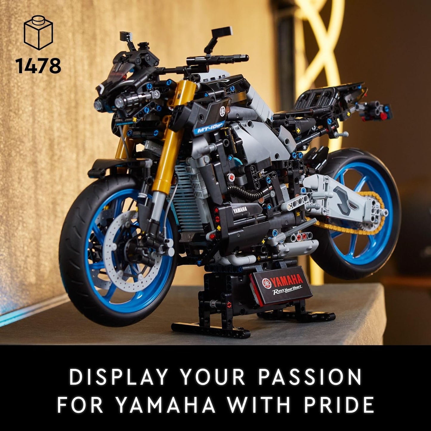 Yamaha MT-10 SP Adult Motorcycle Building Blocks - M5