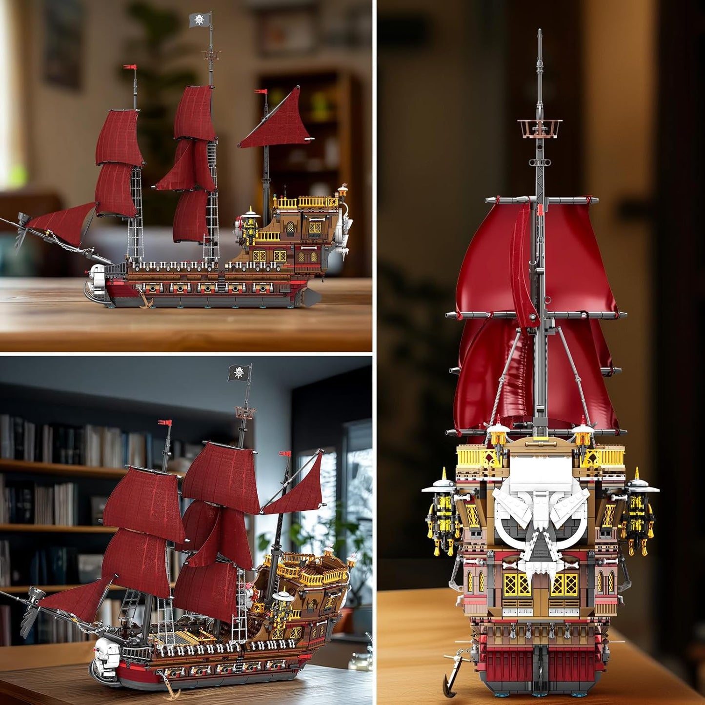 Vengeance Pirate Ship Model Building Set - S3