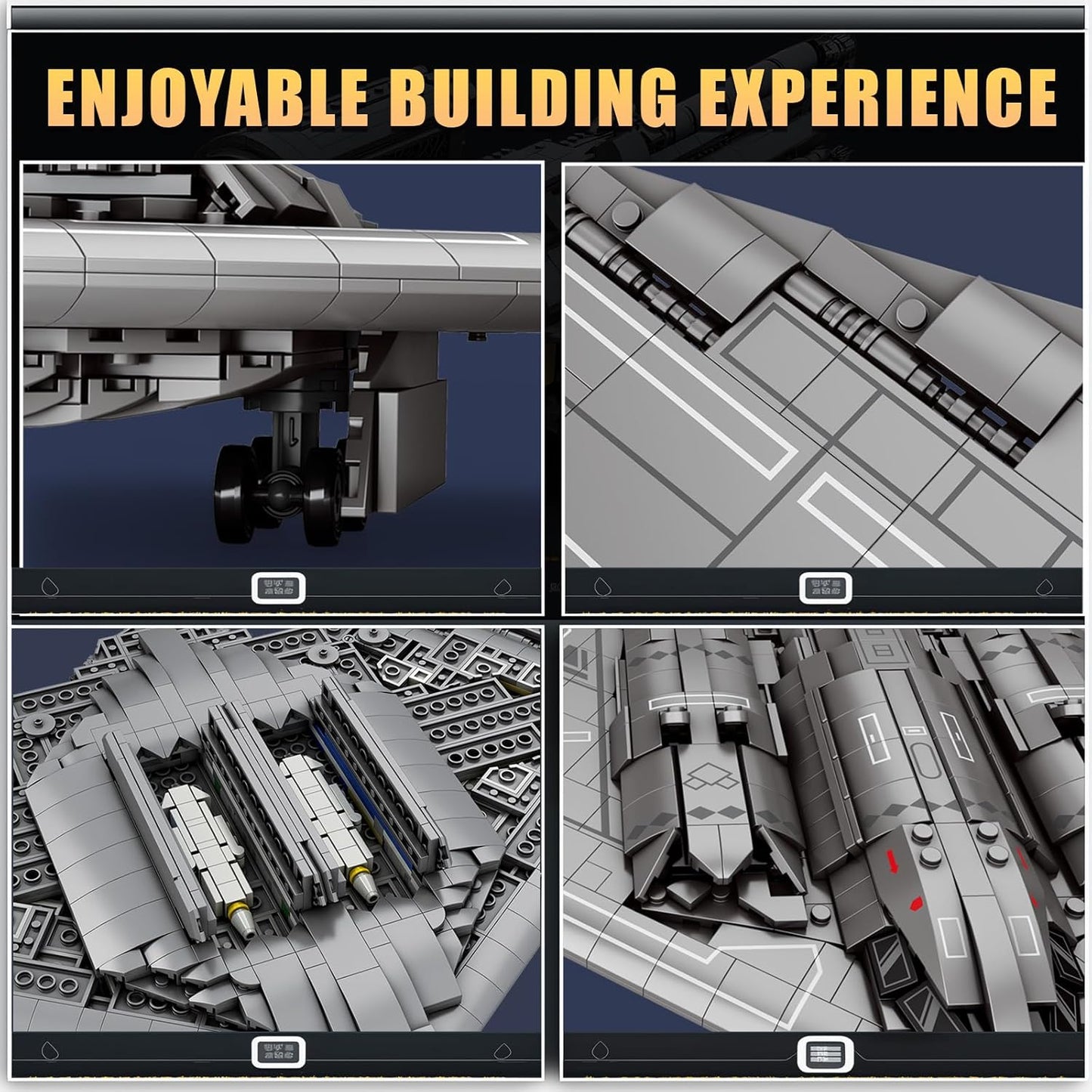 B2 Military Bomber Assembly Set - A7
