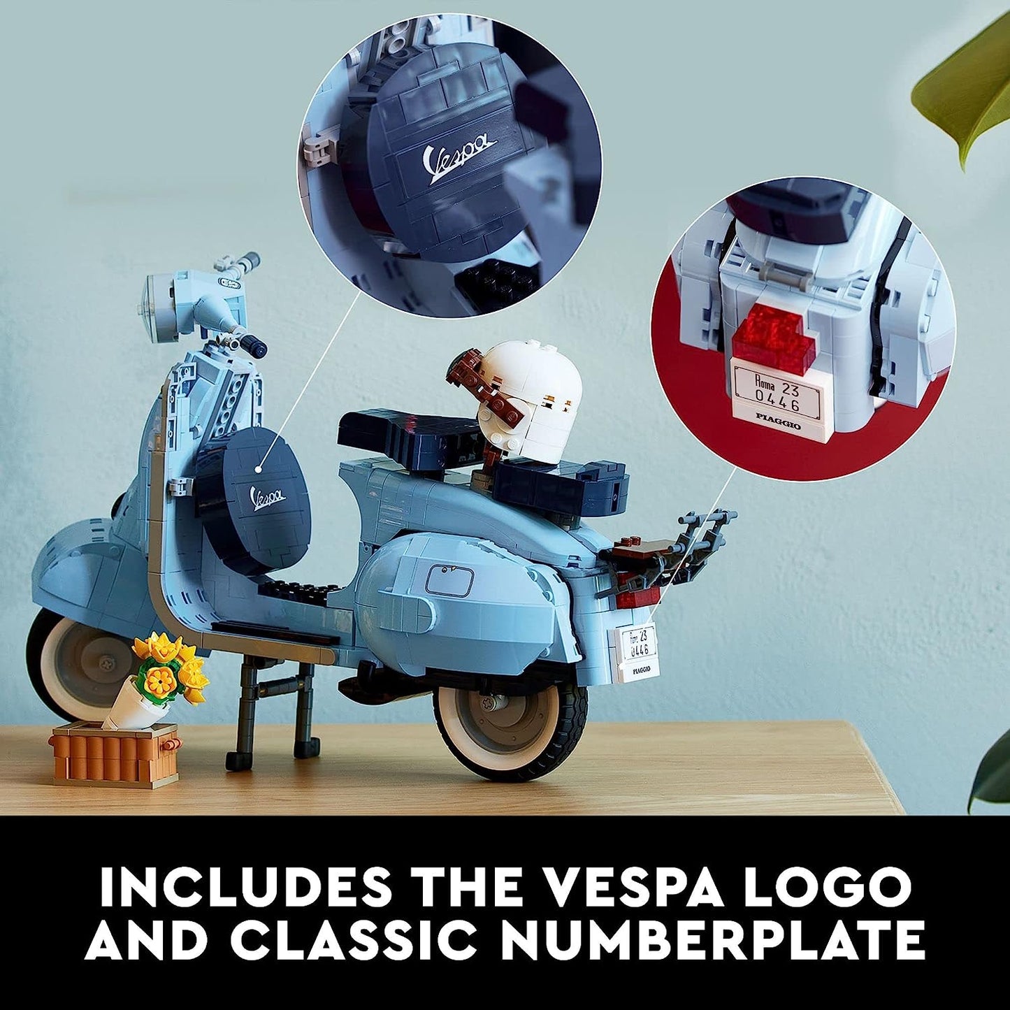 Adult advanced building blocks Vespa125-M6