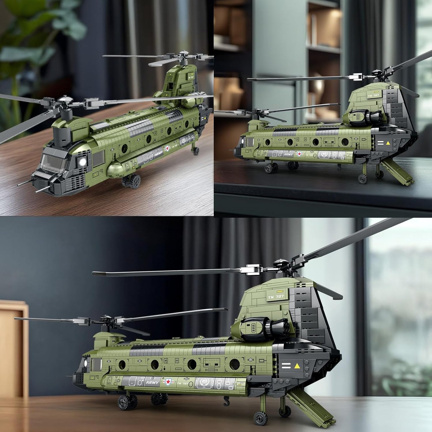 CH-47 Military Helicopter Toy Aircraft Model Kit - A5