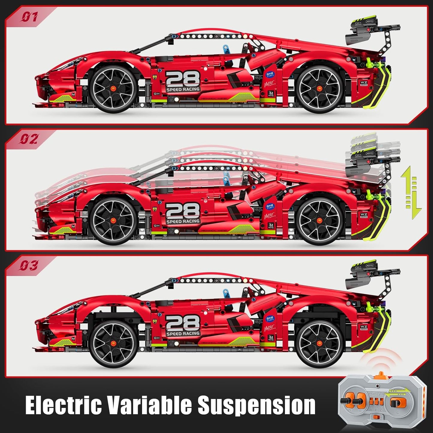 Remote Control Racing Car Building Block Set - C26