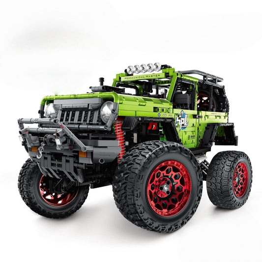 Remote control off-road vehicle Jeep Wrange building block model set-C28