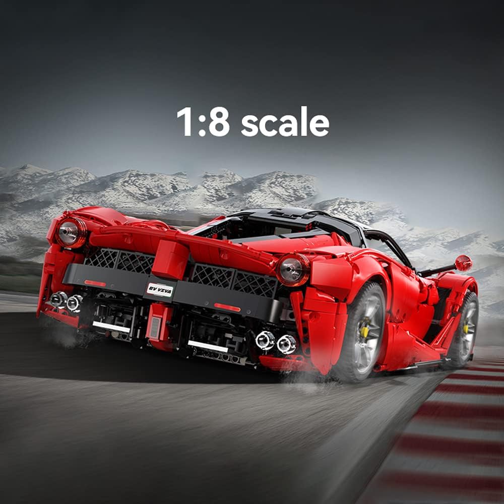 1:8 scale sports car building block set-C1