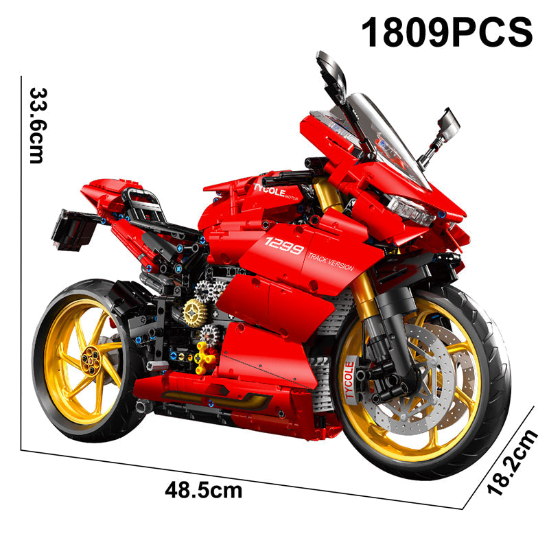 Ducati 1299 Motorcycle Building Blocks-M2